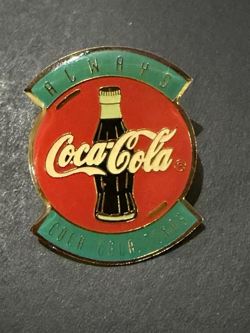 Always Coca-Cola Logo Lapel Pin